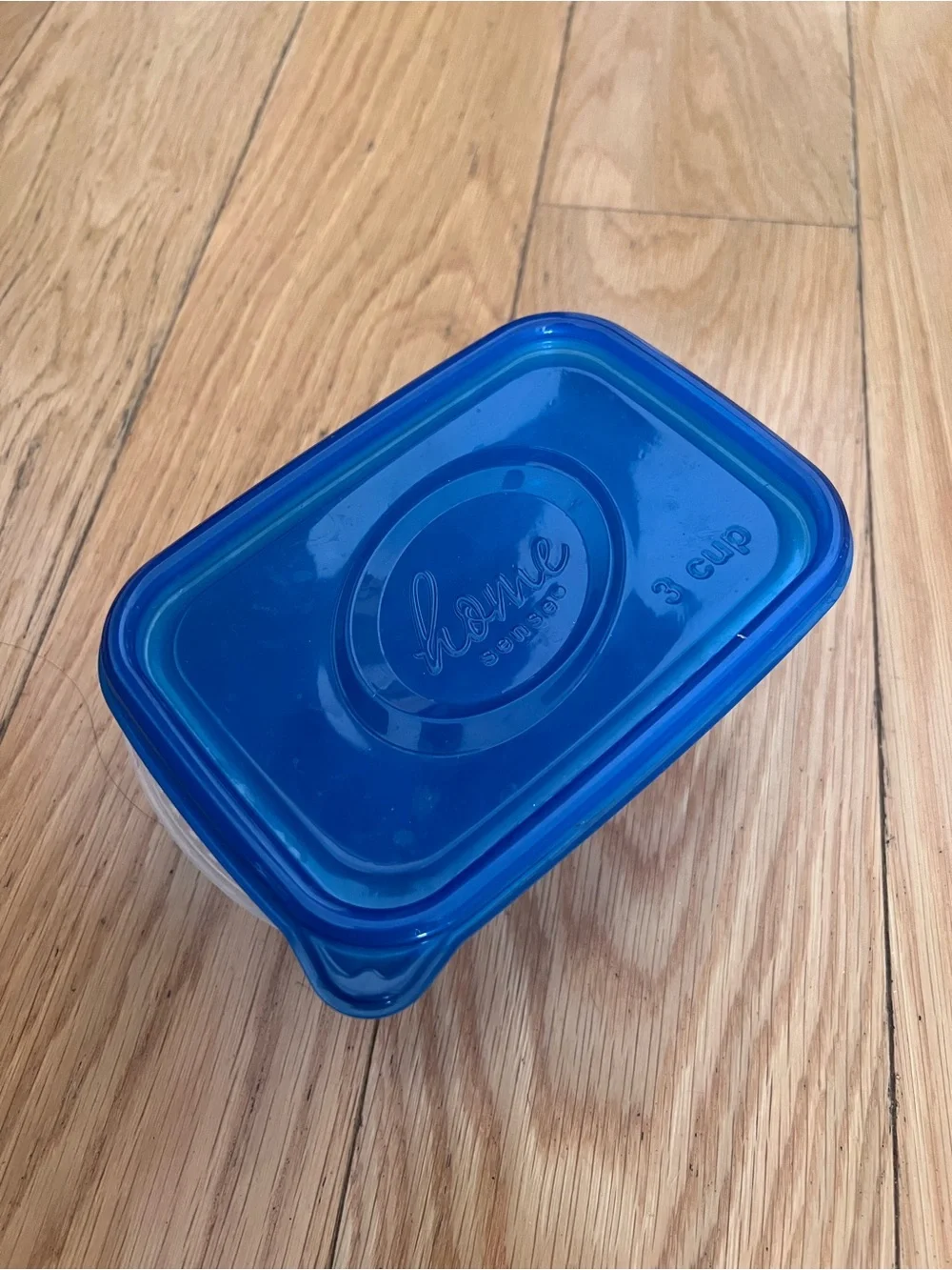 Home brand 3 cup clear plastic container